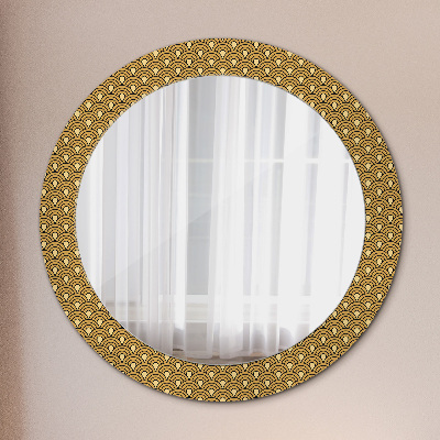 Round decorative wall mirror Deco vintage