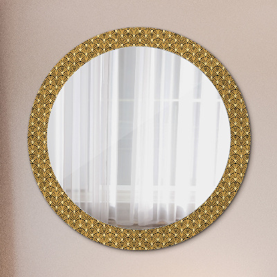 Round decorative wall mirror Deco vintage