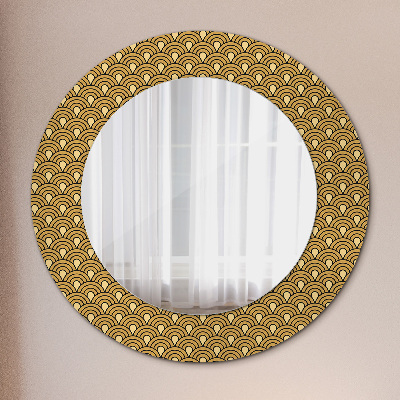 Round decorative wall mirror Deco vintage