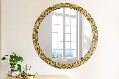 Round decorative wall mirror Deco vintage