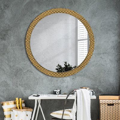 Round decorative wall mirror Deco vintage