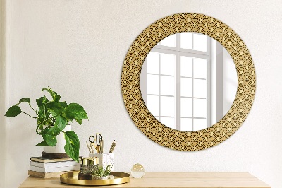 Round decorative wall mirror Deco vintage