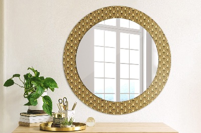 Round decorative wall mirror Deco vintage