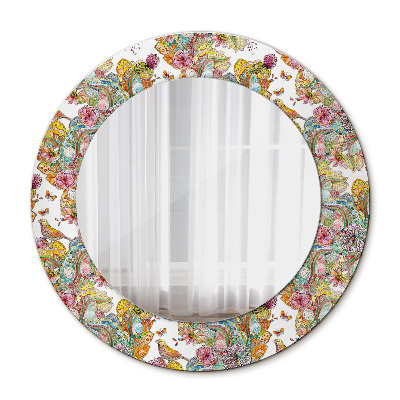 Round decorative wall mirror Dream of fairyland