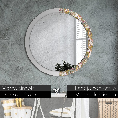 Round decorative wall mirror Dream of fairyland