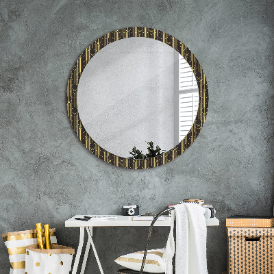 Round decorative wall mirror Abstract