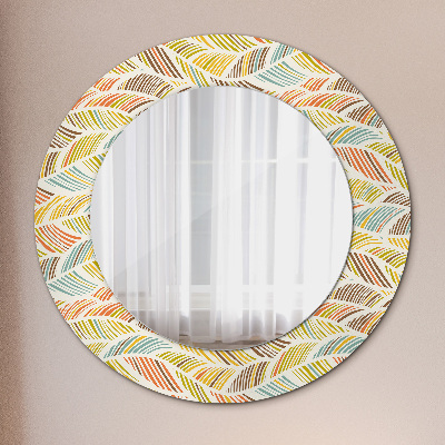 Round mirror decor Abstract