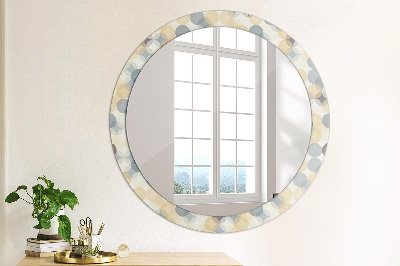 Round mirror decor Geometry circles