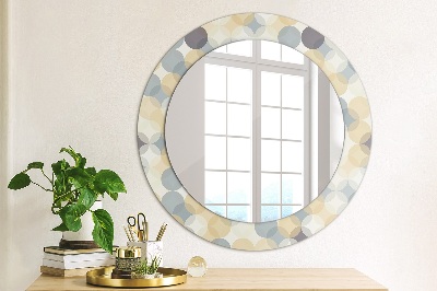 Round mirror decor Geometry circles