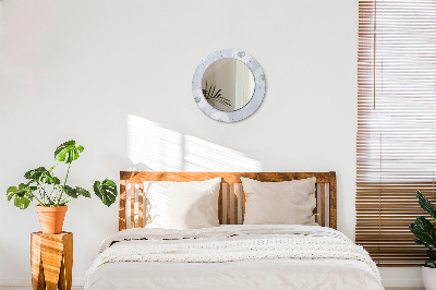 Round mirror decor Flowers dandelions