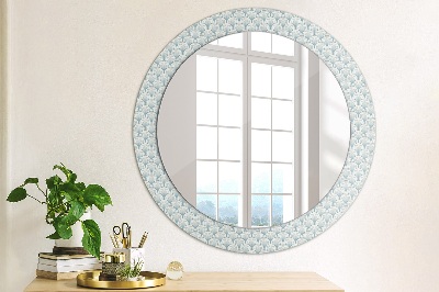 Round decorative wall mirror Retro japanese