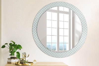 Round decorative wall mirror Retro japanese