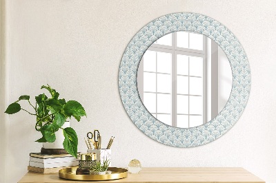 Round decorative wall mirror Retro japanese