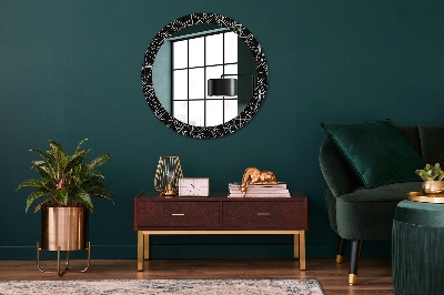 Round decorative wall mirror Geometric pattern