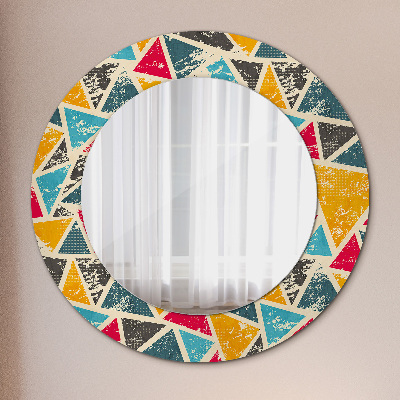 Round mirror decor Retro composition