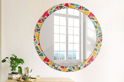 Round mirror decor Retro composition