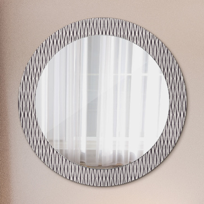 Round mirror decor Geometric dots pattern