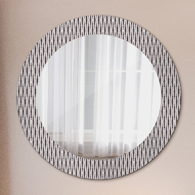 Round mirror decor Geometric dots pattern