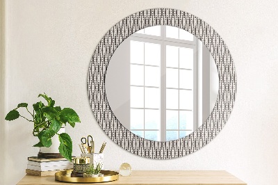 Round mirror decor Geometric dots pattern