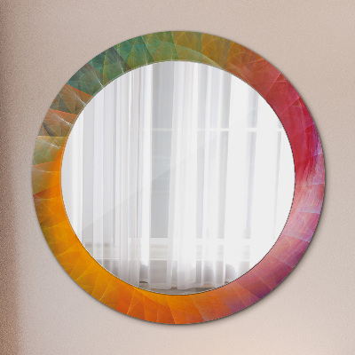 Round decorative wall mirror Hypnotic spiral