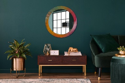 Round decorative wall mirror Hypnotic spiral