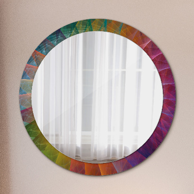 Round decorative wall mirror Hypnotic spiral