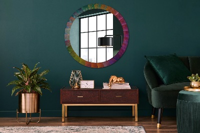 Round decorative wall mirror Hypnotic spiral