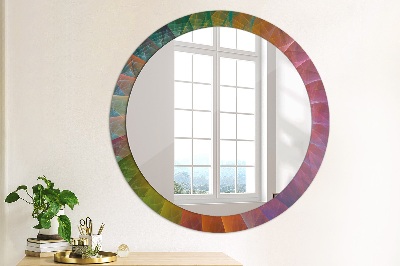 Round decorative wall mirror Hypnotic spiral