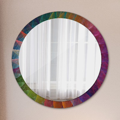 Round decorative wall mirror Hypnotic spiral