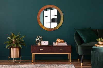 Round decorative wall mirror Spiral abstract