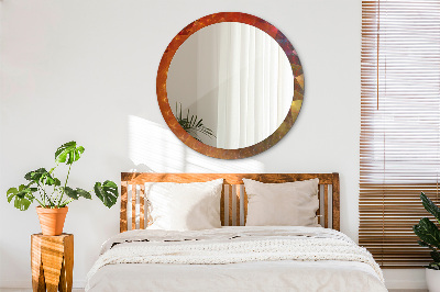 Round decorative wall mirror Spiral abstract