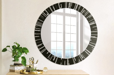 Round mirror decor Radial composition