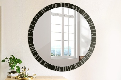 Round mirror decor Radial composition