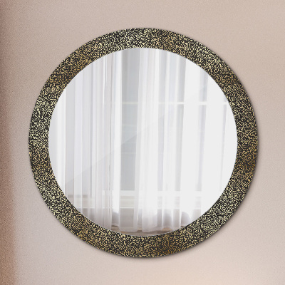 Round decorative wall mirror Gold ornaments