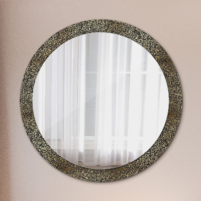 Round decorative wall mirror Gold ornaments