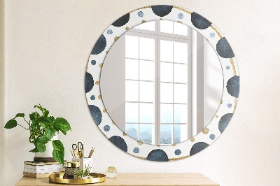 Round mirror decor Moon mandala