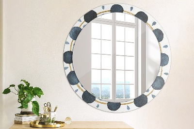 Round mirror decor Moon mandala