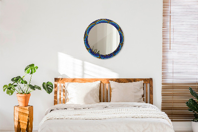 Round decorative wall mirror Decorative composition