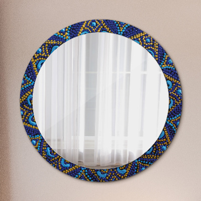 Round decorative wall mirror Decorative composition