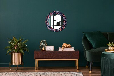 Round decorative wall mirror Symbol of london