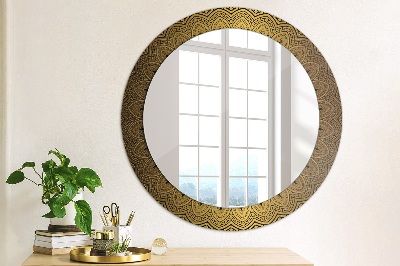 Round decorative wall mirror Greek ornament