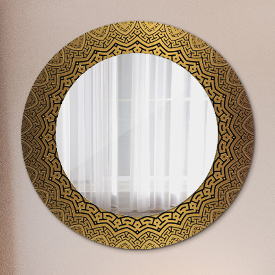 Round decorative wall mirror Greek ornament