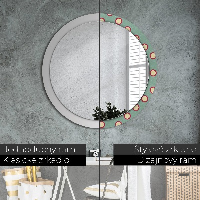 Round mirror decor Circles dots