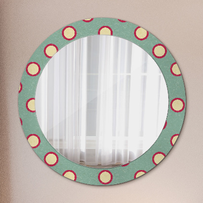 Round mirror decor Circles dots