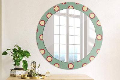 Round mirror decor Circles dots