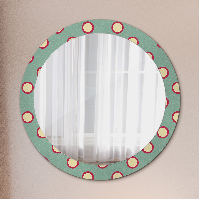 Round mirror decor Circles dots