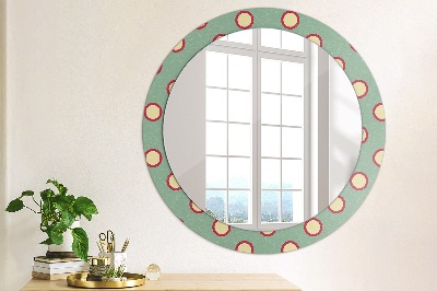 Round mirror decor Circles dots