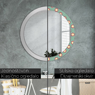 Round mirror decor Circles dots