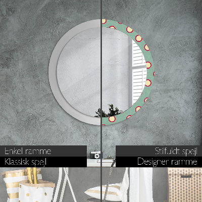 Round mirror decor Circles dots