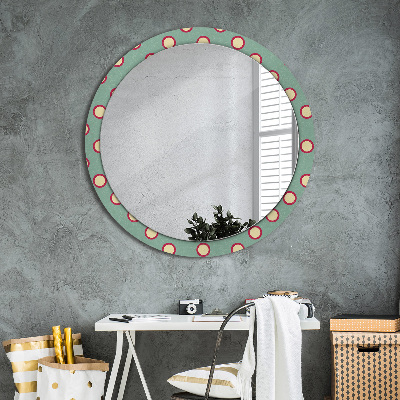 Round mirror decor Circles dots